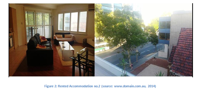 Rented Accommodation no.2 (source www.domain.com.au, 2014)