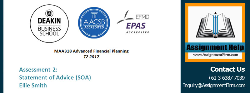 MAA318 Advanced Financial Planning