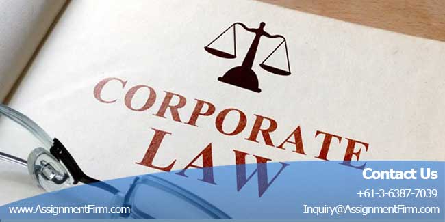 Corporate Law Assignment Help