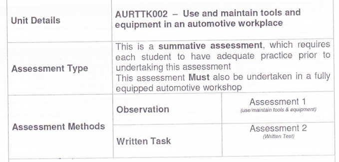AURTTK001 Use And Maintain Measuring Equipment7