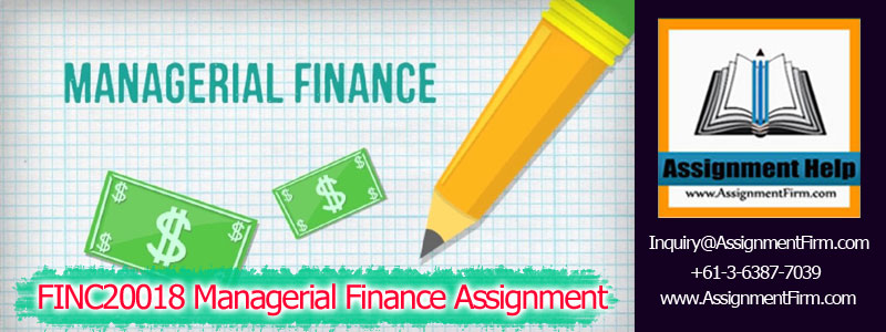 FINC20018 Managerial Finance