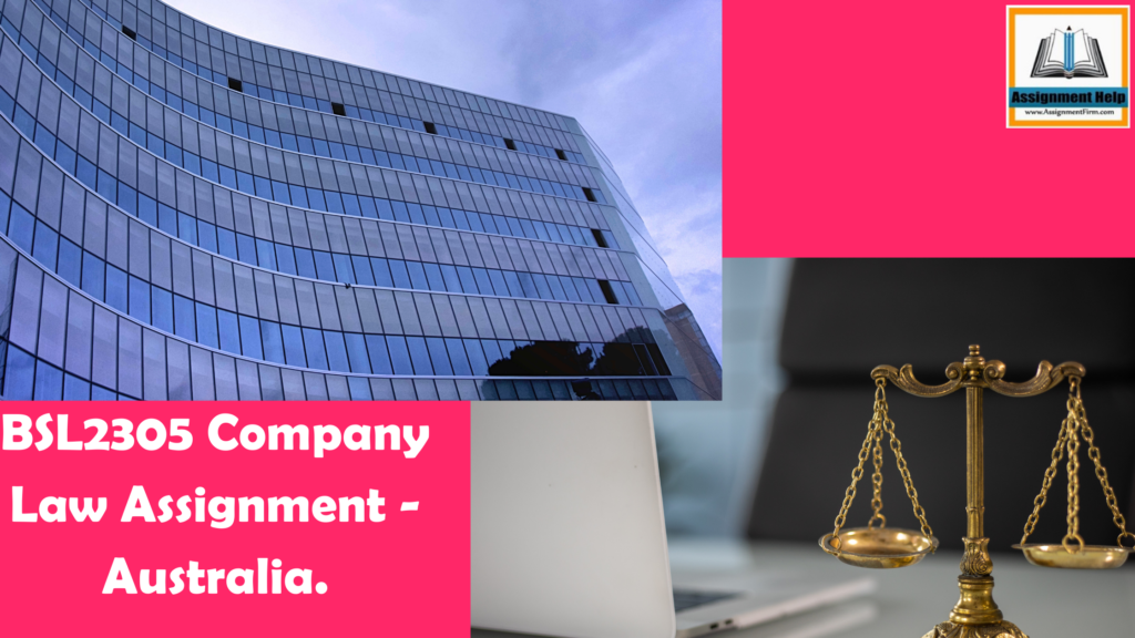 BSL2305 Company Law Assignment - Australia. 