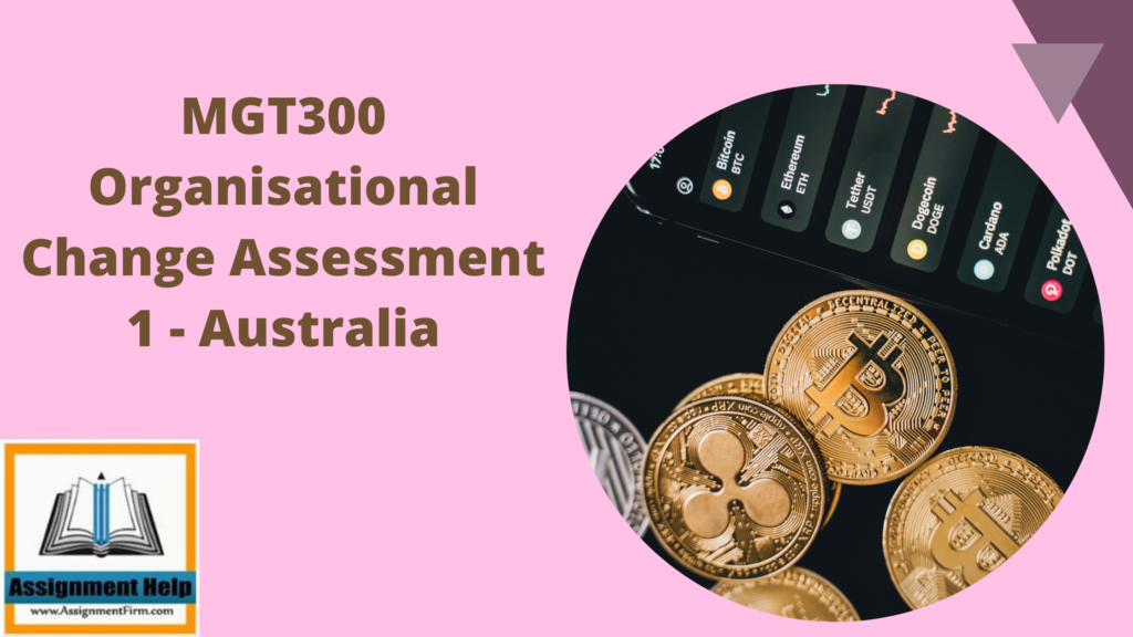 MGT300 Organisational Change Assessment 1 - Australia