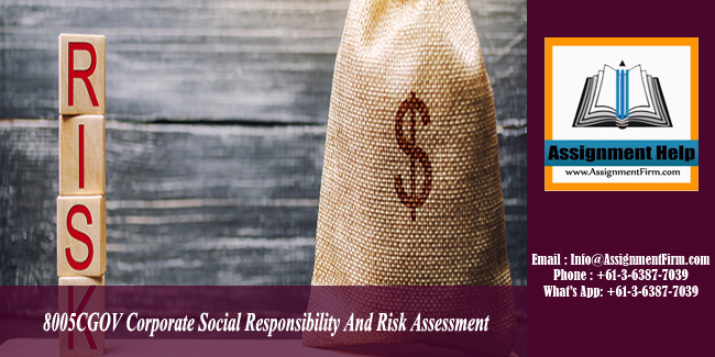 8005CGOV Corporate Social Responsibility And Risk Assessment - Australia