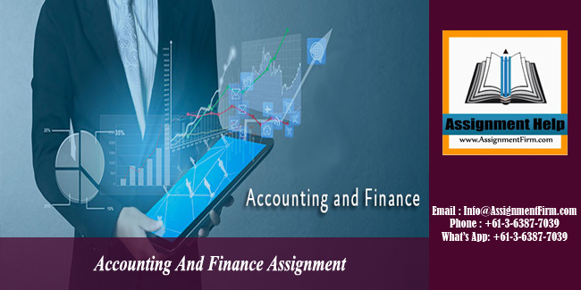 Accounting And Finance Assignment - Australia.