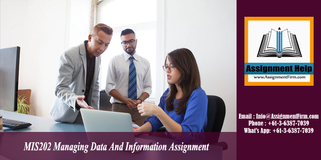 MIS202 Managing Data And Information Assignment 1 - Australia.