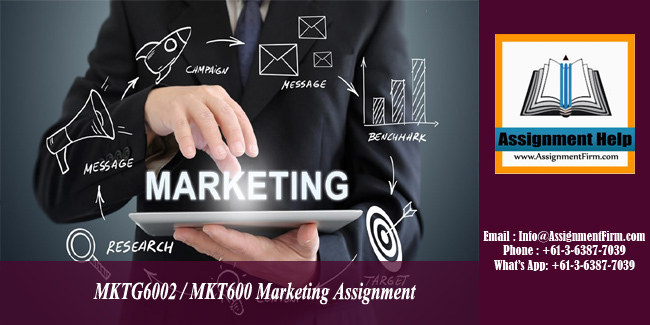 MKTG6002 / MKT600 Marketing Assignment - Australia