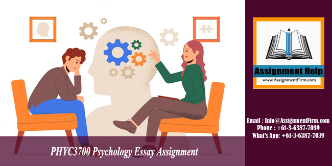 PHYC3700 Psychology Essay Assignment - Australia.
