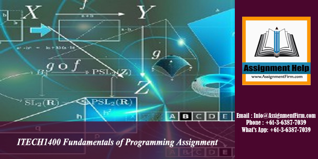 ITECH1400 Fundamentals of Programming Assignment - Australia