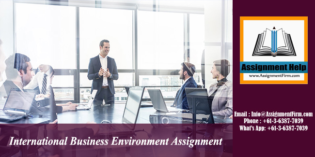 International Business Environment Assignment - Australia   