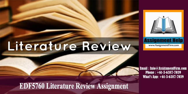 EDF5760 Literature Review Assignment - Australia